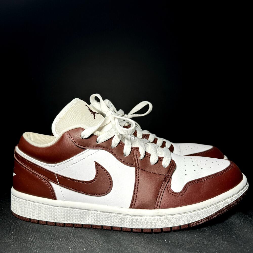 Size 9 - Wmns Nike Air Jordan 1 Low Bronze Eclipse Women's Shoes